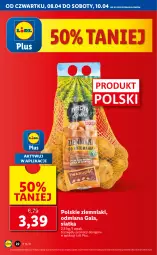 Gazetka promocyjna Lidl - GAZETKA - Gazetka - ważna od 10.04 do 10.04.2021 - strona 22 - produkty: Ziemniaki, Siatka, Gala