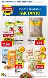 Gazetka promocyjna Lidl - GAZETKA - Gazetka - ważna od 10.04 do 10.04.2021 - strona 28 - produkty: Mus, Gra, Chipsy, Owsianka, Granola
