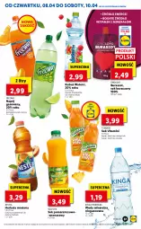 Gazetka promocyjna Lidl - GAZETKA - Gazetka - ważna od 10.04 do 10.04.2021 - strona 37 - produkty: Sok, Ananas, Napój gazowany, Tymbark, Kubuś Waterrr, Woda mineralna, Kubuś, Woda, Herbata, Mango, Napój, Mięta, Nestea