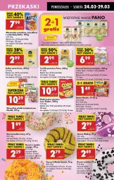 Gazetka promocyjna Biedronka - Od Poniedziałku - Gazetka - ważna od 29.03 do 29.03.2025 - strona 45 - produkty: Corn flakes, Por, Gra, Grissini, Tortilla, Tera, Wafle, Tarta, Baton, Danio, Bułka tarta, Donut, Mango, Bułka, Fa