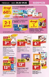 Gazetka promocyjna Biedronka - Od Poniedziałku - Gazetka - ważna od 29.03 do 29.03.2025 - strona 46 - produkty: Ciastka, Por, Gra, Kinder Bueno, Mleczko, Tonik, Galaretka, Ptasie mleczko, Baton, E. Wedel, Gala, Kakao, Kinder, Milka