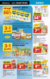 Gazetka promocyjna Biedronka - Od Poniedziałku - Gazetka - ważna od 29.03 do 29.03.2025 - strona 60 - produkty: HiPP, Sok, Ser, Ryż, Por, Mus, Gra, BIC, BoboVita, Owsianka, Bebiko, Kubuś, Deser, Karmi, Mleko