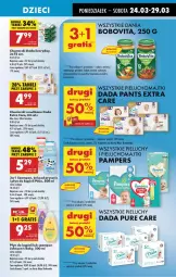 Gazetka promocyjna Biedronka - Od Poniedziałku - Gazetka - ważna od 29.03 do 29.03.2025 - strona 61 - produkty: Płyn do kąpieli, Por, Pur, Gra, Johnson's, Pieluchy, Majtki, BoboVita, Dada, Johnson's Baby, Chusteczki, Szampon, Pieluchomajtki, Olej, Chusteczki nawilzane