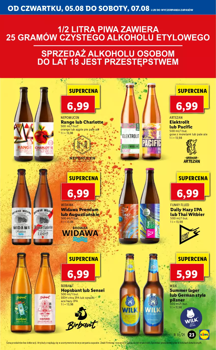 Gazetka promocyjna Lidl - GAZETKA - ważna 05.08 do 07.08.2021 - strona 23 - produkty: Cif, Morela, PSB