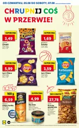 Gazetka promocyjna Lidl - GAZETKA - Gazetka - ważna od 07.08 do 07.08.2021 - strona 24 - produkty: Orzechy włoskie, Cheetos, Ser, Por, Gra, Beskidzki, Chipsy, Tortilla, Chrupki, Salsa, Boczek, Pringles, Lay’s