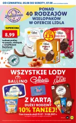 Gazetka promocyjna Lidl - GAZETKA - Gazetka - ważna od 07.08 do 07.08.2021 - strona 25 - produkty: Praliny, Lody, Kokos