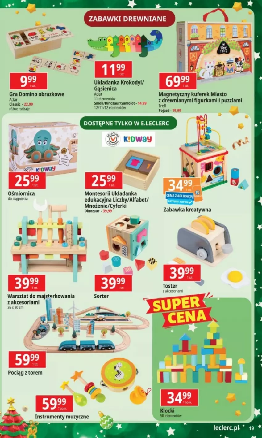 Gazetka promocyjna E Leclerc - ważna 13.11 do 07.12.2024 - strona 11 - produkty: Fa, Gra, Monte, Noż, Obraz, Pociąg, Ser, Układanka