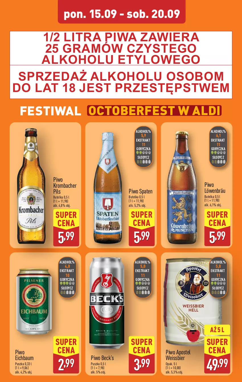 Gazetka promocyjna Aldi - Pełna oferta - ważna 15.09 do 20.09.2025 - strona 16 - produkty: Gra, Piwa, Piwo