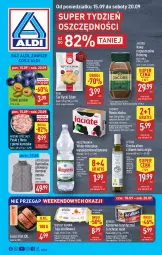 Gazetka promocyjna Aldi - Pełna oferta - Gazetka - ważna od 20.09 do 20.09.2025 - strona 1 - produkty: Kurczak, Rycki Edam, Konserwa turystyczna, Krakus, Kawa rozpuszczalna, Sok, Ser, Mus, Gin, Gra, Jaja, Mięsne specjały, Kawa, Kamizelka, Muszynianka, Edam, Woda mineralna, Oliwa z oliwek, Jacobs, Woda, Masło, Fa, Oliwa