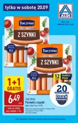 Gazetka promocyjna Aldi - Pełna oferta - Gazetka - ważna od 20.09 do 20.09.2025 - strona 12 - produkty: Sok, Gra, Parówki, Parówki z szynki, Tarczyński