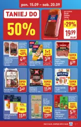 Gazetka promocyjna Aldi - Pełna oferta - Gazetka - ważna od 20.09 do 20.09.2025 - strona 7 - produkty: Piec, Sajgonki, Warzywa, Sok, Gra, BIC, Salami, Sokołów, Kindziuk, Parówki, Szynka, Boczek, Kiełbasa, Berlinki, Fa