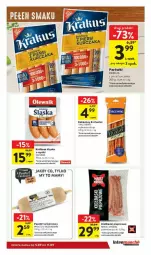 Gazetka promocyjna Intermarche - Gazetka - ważna od 11.09 do 11.09.2024 - strona 9 - produkty: Kurczak, Krakus, Parówki, Madej Wróbel, Pasztet, Kiełbaski pieprzowe, Tarczyński, Pieprz, Kabanos, Kiełbasa, Olewnik, Kiełbasa śląska