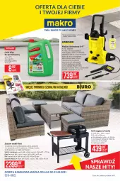 Gazetka promocyjna Makro - [Oferta promocyjna] Artykuły przemysłowe - Gazetka - ważna od 19.04 do 19.04.2021 - strona 1 - produkty: Por, Puf, Stolik, Sofa, Deska do krojenia, Otwieracz, Sofa 2-osobowa, Stolik kawowy, Półka, Płyn do spryskiwaczy, Pistolet, Fotel, Grill, Myjka ciśnieniowa, Jabłka, Fa