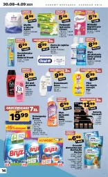 Gazetka promocyjna Netto - Gazetka spożywcza - Gazetka - ważna od 04.09 do 04.09.2021 - strona 14 - produkty: Duracell, Mydło w płynie, Naturell, Pur, Gry, Do mycia naczyń, Płyn do płukania jamy ustnej, Dezodorant, Proszek do prania, Purina, Pasta do zębów, Cillit Bang, Płyn do mycia naczyń, Discreet, Dove, Płyn do płukania, Podpaski, Płyn do mycia, Mydło, Bryza, Wkładki, Kapsułki do prania, Szczoteczka, Naturella, Fa