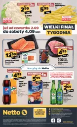 Gazetka promocyjna Netto - Gazetka spożywcza - Gazetka - ważna od 04.09 do 04.09.2021 - strona 16 - produkty: Piwa, Piwo, Piec, Polędwica, Kalafior, Por, Gra, 7up, Pepsi max, Mirinda, Heineken, Pepsi, Tuńczyk, Kiełbasa, Kiełbasa śląska, Fa