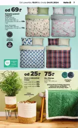 Gazetka promocyjna Netto - Akcesoria i dodatki - Gazetka - ważna od 24.01 do 24.01.2024 - strona 7 - produkty: Koc, Kołdra, Pościel, Kosz, Komplet pościeli, Poduszka