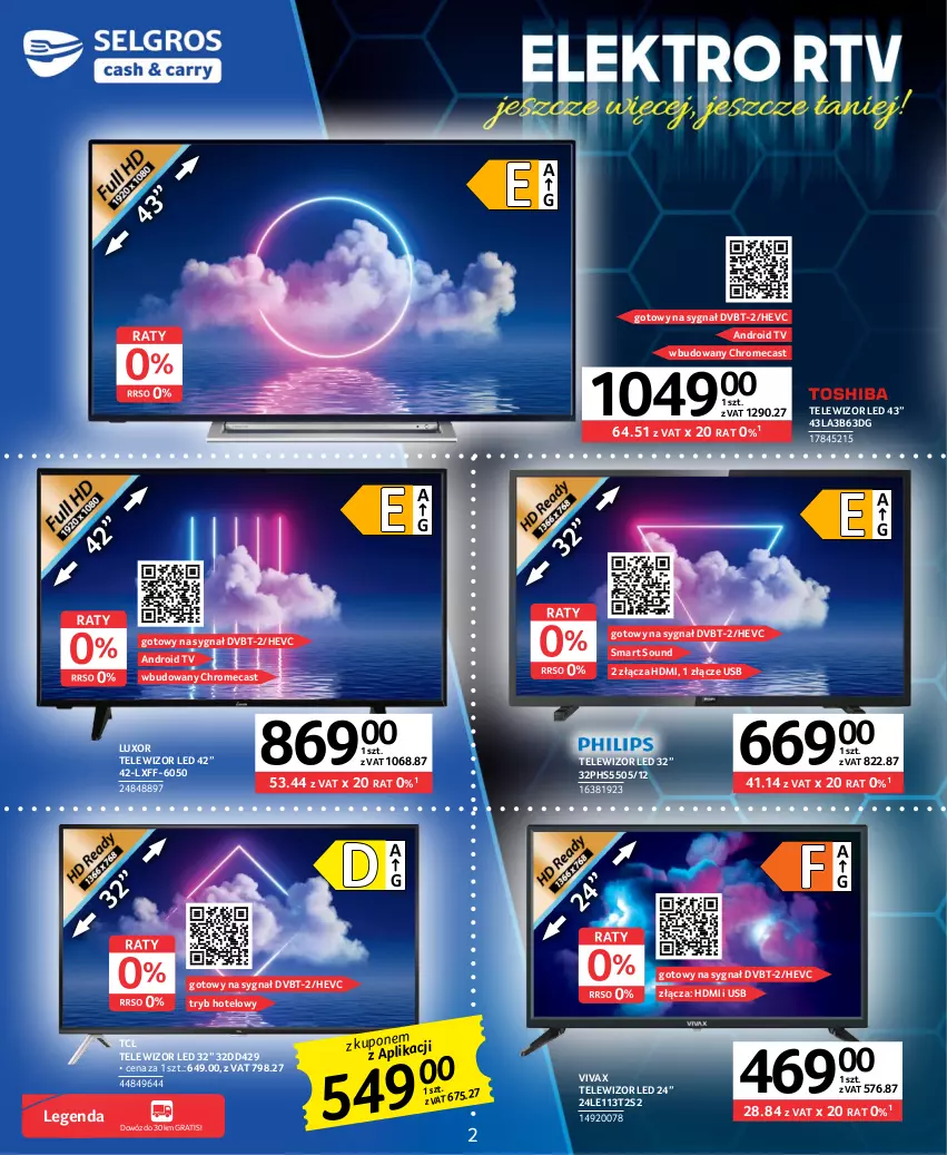 Gazetka promocyjna Selgros - Katalog Elektro - ważna 02.03 do 15.03.2023 - strona 2 - produkty: Android TV, Gra, Telewizor