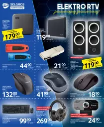 Gazetka promocyjna Selgros - Katalog Elektro - Gazetka - ważna od 15.03 do 15.03.2023 - strona 8 - produkty: Hama, Kamera internetowa, Acer, Pendrive, Słuchawki, Klawiatura, Głośnik, Mikrofon, Słuchawki bezprzewodowe, Mysz bezprzewodowa, Logitech, Kamera, Mysz, K2