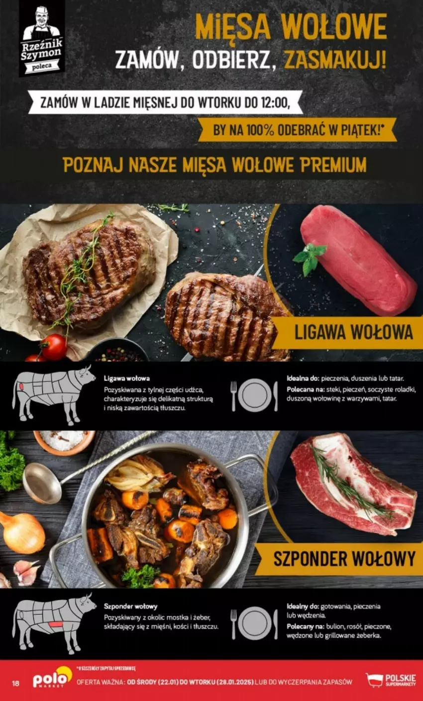 Gazetka promocyjna PoloMarket - ważna 22.01 do 28.01.2025 - strona 10 - produkty: Bulion, Lion, Piec, Rosół, Stek, Warzywa