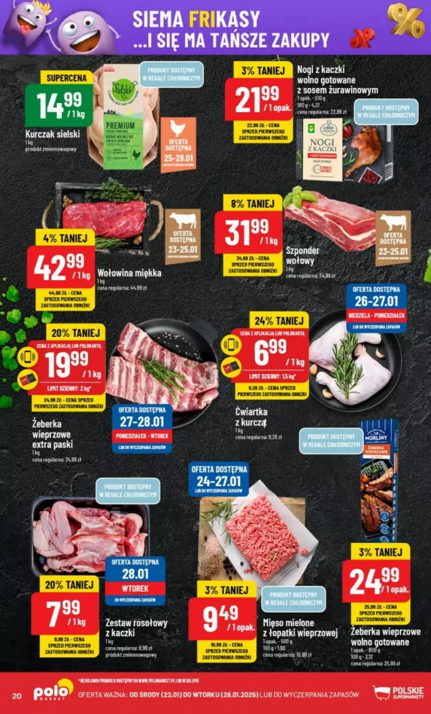 Gazetka promocyjna PoloMarket - ważna 22.01 do 28.01.2025 - strona 13 - produkty: Kurczak, Mięso, Mięso mielone, Sos, Wino