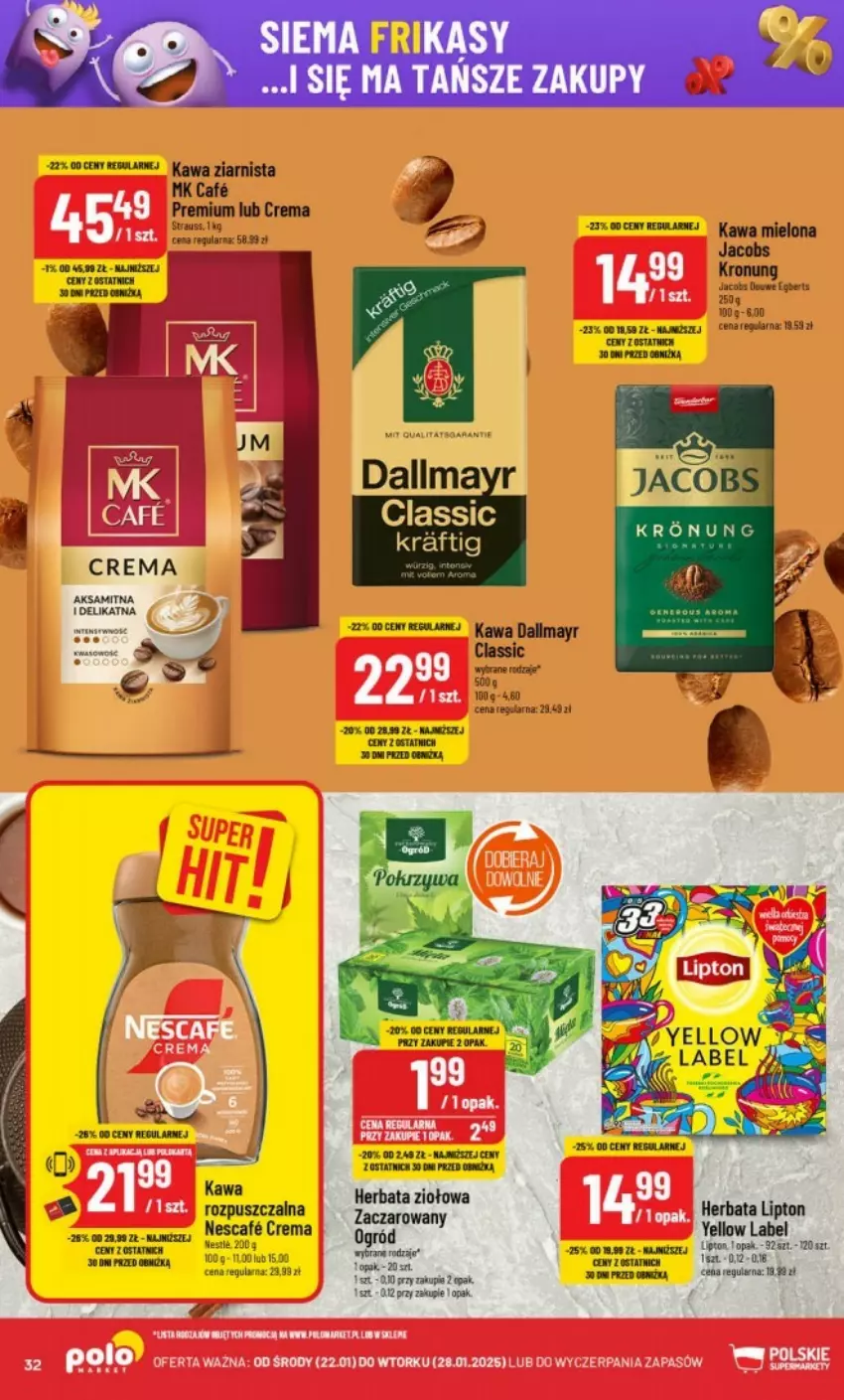 Gazetka promocyjna PoloMarket - ważna 22.01 do 28.01.2025 - strona 26 - produkty: Fa, Jacobs, Kawa, Kawa mielona, Regał