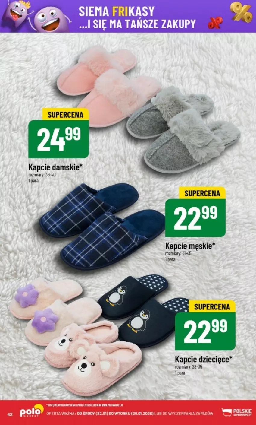 Gazetka promocyjna PoloMarket - ważna 22.01 do 28.01.2025 - strona 37 - produkty: Dzieci, Kapcie