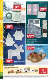 Gazetka promocyjna Stokrotka - Market - Gazetka - ważna od 10.12 do 10.12.2025 - strona 24 - produkty: Piec, Warzywa, Choinka, Inka, Papier, Kapcie, Miseczka, Pościel, Pościel flanelowa, Prześcieradło, Talerz, Wełna, Owoce, Renifer, Kubek, Papier do pieczenia, Mięso