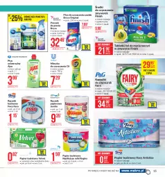 Gazetka promocyjna Makro - [Oferta promocyjna] Artykuły spożywcze - Gazetka - ważna od 25.01 do 25.01.2021 - strona 15 - produkty: Rum, Pur, Gin, Cif, Do mycia naczyń, Ajax, Papier, Finish, Ręcznik kuchenny, Tablet, Proszek do prania, Papier toaletowy, Velvet, Mleczko, Ręcznik, Rolki, Foxy, Fairy, Bryza, Ambi Pur, Fa