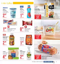 Gazetka promocyjna Makro - [Oferta promocyjna] Artykuły spożywcze - Gazetka - ważna od 25.01 do 25.01.2021 - strona 7 - produkty: Jogurt naturalny, Ser, Müllermilch, Jogurt, Hamburger, Tortilla, Wafle, Serek homogenizowany, Serek, Burger, Müller, Napój mleczny, Napój, Monte