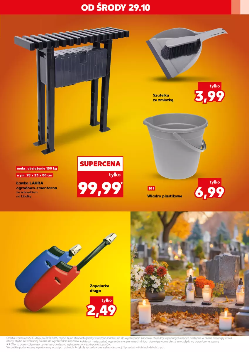 Gazetka promocyjna Kaufland - Kaufland - ważna 29.10 do 05.11.2025 - strona 17 - produkty: Laur, Wiadro, Zapalarka