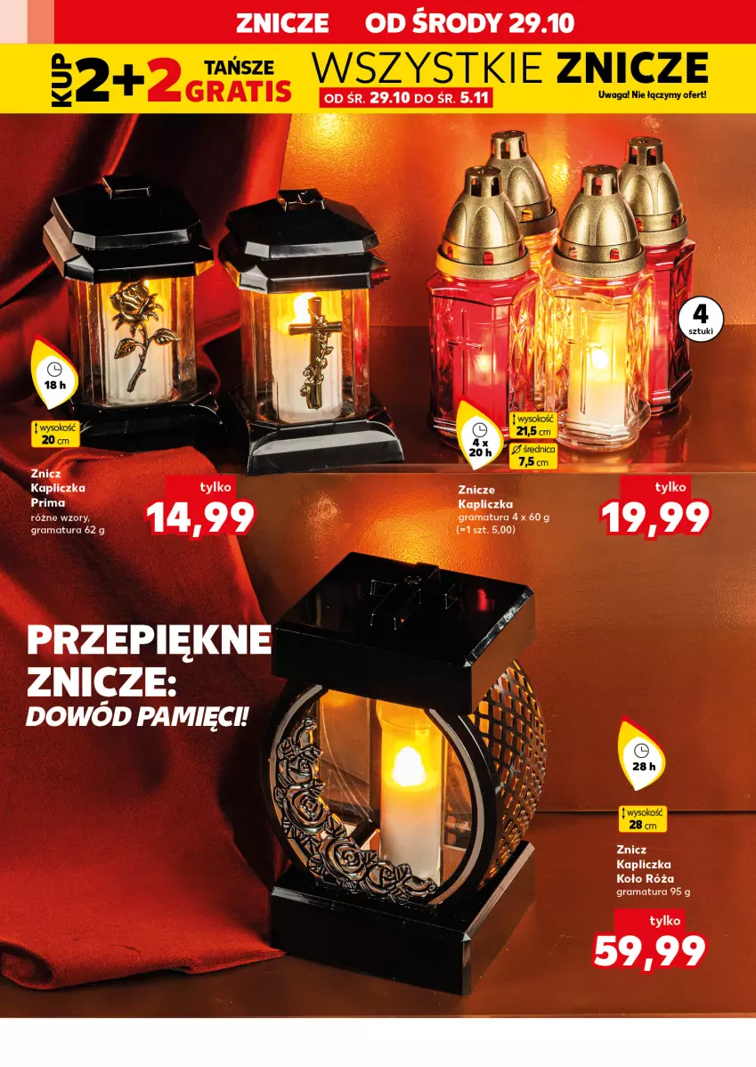 Gazetka promocyjna Kaufland - Kaufland - ważna 29.10 do 05.11.2025 - strona 6 - produkty: Gra, Prima, Rama, Róża, Sok, Znicz