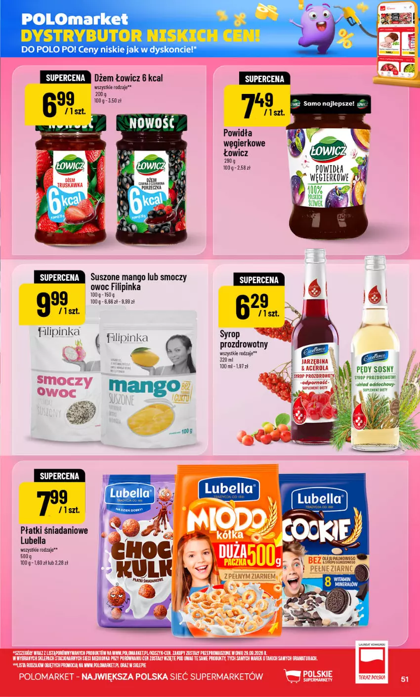 Gazetka promocyjna PoloMarket - Gazetka POLOmarket - ważna 21.10 do 27.10.2026 - strona 51 - produkty: Bell, Bella, Danio, Dżem, Inka, Laur, Lubella, Mango, Olej, Sos
