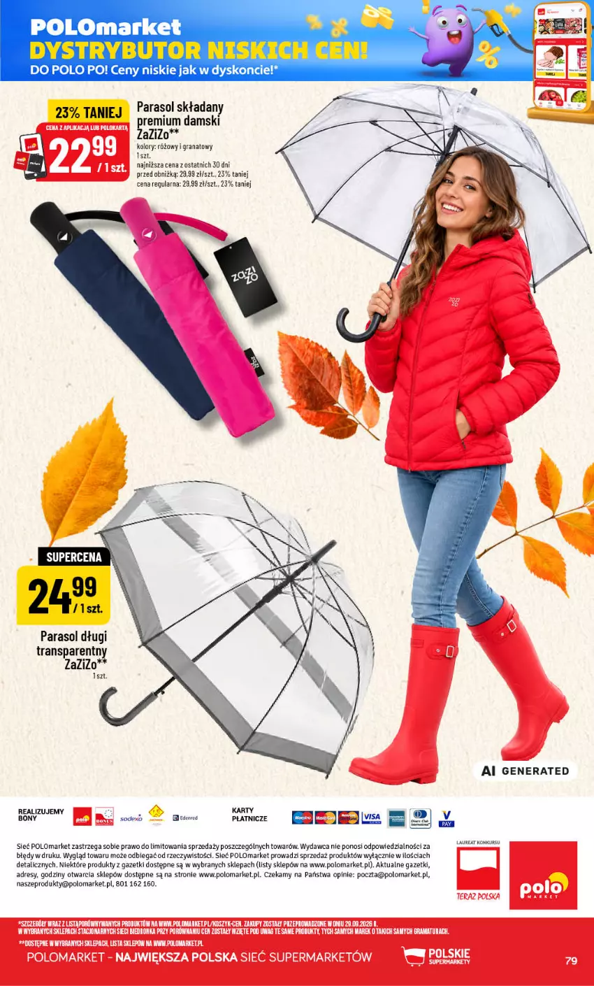 Gazetka promocyjna PoloMarket - Gazetka POLOmarket - ważna 21.10 do 27.10.2026 - strona 79 - produkty: Dres, Gra, Granat, Laur, Parasol, Tran