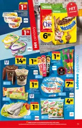 Gazetka promocyjna Topaz - Gazetka - Gazetka - ważna od 30.06 do 30.06.2021 - strona 11 - produkty: Serek wiejski, Cheerios, Ser, Danone, Piątnica, Nesquik, Kaktus, Lion, Lody, Serek, Ogród