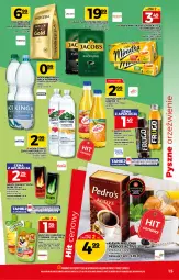 Gazetka promocyjna Topaz - Gazetka - Gazetka - ważna od 30.06 do 30.06.2021 - strona 15 - produkty: Top, Sok, Kawa ziarnista, Kawa mielona, Kawa, Coca-Cola, Oshee, Kubuś, Jacobs, Woseba, Woda, Herbata, Napój