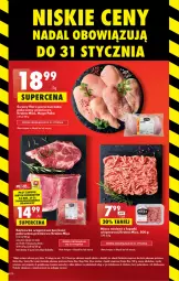 Gazetka promocyjna Biedronka - Gazetka - Biedronka.pl - Gazetka - ważna od 11.01 do 11.01.2023 - strona 18 - produkty: Kurczak, Mięso mielone, Mięso mielone z łopatki wieprzowej, Filet z piersi kurczaka, Karkówka wieprzowa, Napoje, Mięso