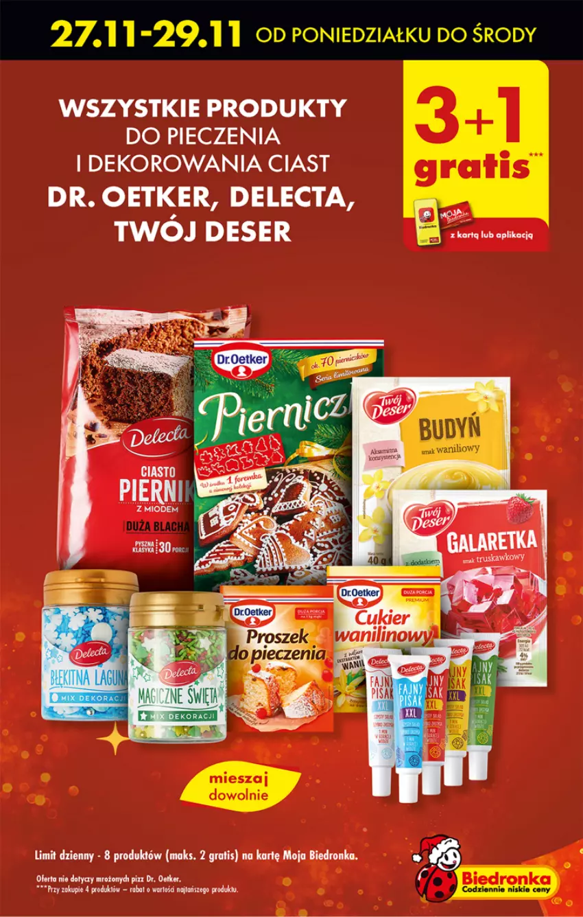 Gazetka promocyjna Biedronka - Od poniedzialku - ważna 27.11 do 02.12.2023 - strona 9 - produkty: Delecta, Deser, Dr. Oetker, EPEE, Gra, Piec, Por, Ser