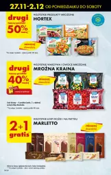 Gazetka promocyjna Biedronka - Od poniedzialku - Gazetka - ważna od 02.12 do 02.12.2023 - strona 30 - produkty: Warzywa, Warzywa i owoce, Produkty mrożone, Lody, Maliny, Owoce, Hortex