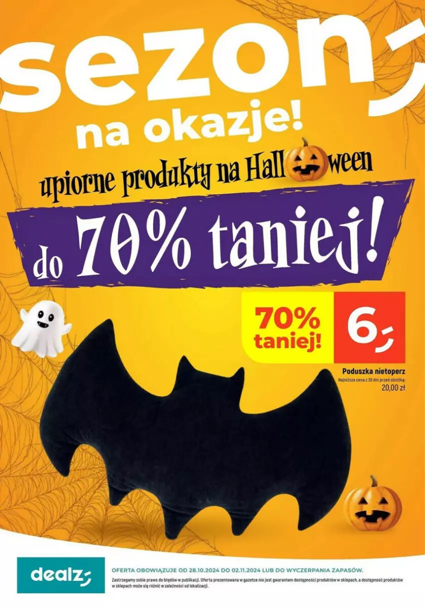 Gazetka promocyjna Dealz - ważna 28.10 do 02.11.2024 - strona 1