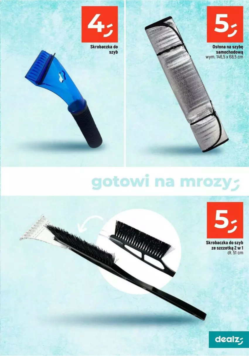 Gazetka promocyjna Dealz - ważna 28.10 do 02.11.2024 - strona 5 - produkty: Skrobaczka, Skrobaczka do szyb