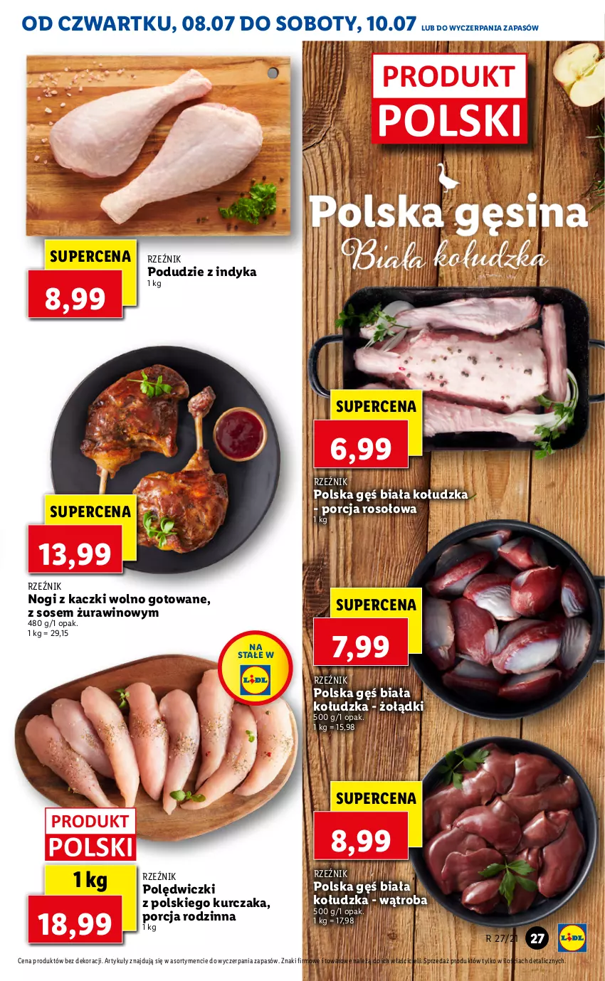 Gazetka promocyjna Lidl - GAZETKA - ważna 08.07 do 10.07.2021 - strona 27 - produkty: Kurczak, Por, Sos, Wino