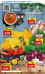 Gazetka promocyjna Lidl - GAZETKA - Gazetka - ważna od 10.07 do 10.07.2021 - strona 11 - produkty: Cebula czerwona, Cebula, Papryka, Czosnek, Papryka żółta, Grunt, Pomidory