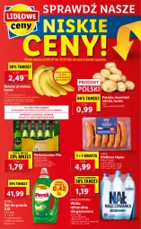 Gazetka promocyjna Lidl - GAZETKA - Gazetka - ważna od 10.07 do 10.07.2021 - strona 59 - produkty: Piwa, Banany, Nałęczowianka, Por, NBA, Gra, Persil, Ziemniaki, PIKOK, Woda mineralna, Woda, Kiełbasa, Kiełbasa śląska