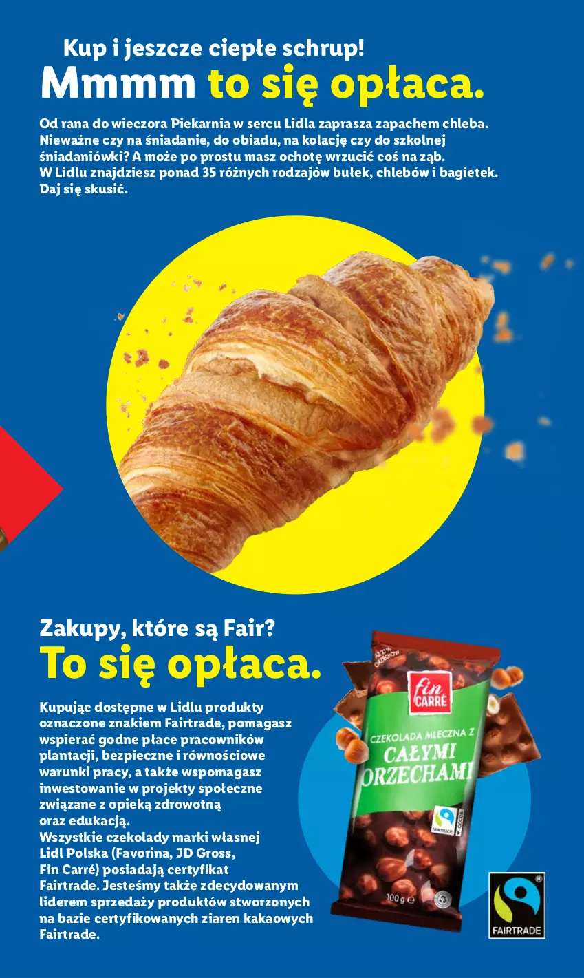 Gazetka promocyjna Lidl - Każdego dnia nowe okazje. - ważna 24.10 do 01.11.2025 - strona 3 - produkty: Chleb, Fa, Kakao, Piec, Ser