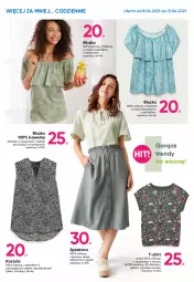 Gazetka promocyjna Pepco - Poczuj wiosnę - Gazetka - ważna od 21.04 do 21.04.2021 - strona 6 - produkty: Spódnica, Kosz, T-shirt, Koszula, Fa