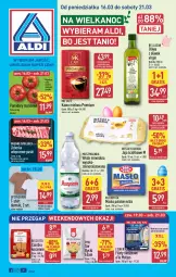 Gazetka promocyjna Aldi - Pełna oferta - Gazetka - ważna od 21.03 do 21.03.2026 - strona 1 - produkty: Rycki Edam, Ciastka, Sok, Ser, Mus, Gin, Gra, Bell, Jaja, Mięsne specjały, Kawa mielona, Kawa, T-shirt, Mlekovita, Matjas, Muszynianka, Edam, Woda mineralna, Oliwa z oliwek, Bella, Woda, Masło, Pomidory, Lisner, Mleko, Fa, Oliwa