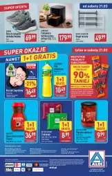 Gazetka promocyjna Aldi - Pełna oferta - Gazetka - ważna od 21.03 do 21.03.2026 - strona 54 - produkty: Kurczak, All Seasons, Nescafé, Kujawski, Kawa rozpuszczalna, Por, Gra, Buty, Papryka, Kawa, O nas, Tarczyński, Regał, Sport, Czekolada, Olej rzepakowy, Biuro, Ritter Sport, Olej