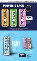 Gazetka promocyjna Netto - Od Poniedziałku - Gazetka - ważna od 01.06 do 01.06.2024 - strona 15 - produkty: Napój energetyczny, Tiger, Napój