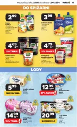 Gazetka promocyjna Netto - Od Poniedziałku - Gazetka - ważna od 01.06 do 01.06.2024 - strona 17 - produkty: Lubella, Por, Róża, Bell, Dżem, Lody, Mola, Marmolada, Bella, Kokos