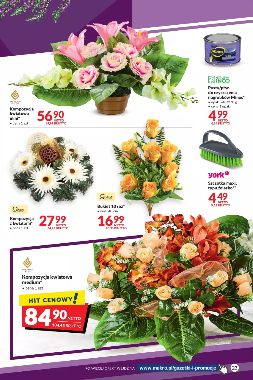 Gazetka promocyjna Makro - Najlepsze oferty - ważna 04.10 do 17.10.2022 - strona 23 - produkty: Bukiet, Szczotka